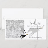 Jaar van de Paarden Nieuwjaar Fotokaarten Feestdagenkaart (Voorkant / Achterkant)