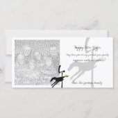 Jaar van de Paarden Nieuwjaar Fotokaarten Feestdagenkaart (Voorkant)