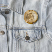 Jaar van de paarden ronde button 5,7 cm (In situ)