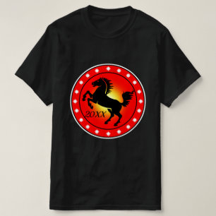 Jaar van de paarden t-shirt