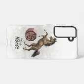 Jaar van de paardendierentuin Hoesje-M Samsung Galaxy Hoesje (Achterkant horizontaal)