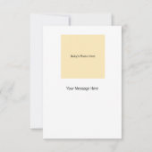 Jaar van de persoonlijke aankondiging van de Baby  (Achterkant)