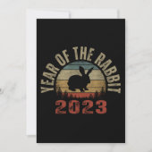 JAAR VAN DE RABBIT 2023 KAART (Voorkant)