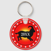 Jaar van de Ram / Schaap / Geit Sleutelhanger (Voorkant)