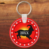 Jaar van de Ram / Schaap / Geit Sleutelhanger (Voorkant)