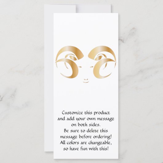 Jaar van de Ram/Schapen (Voorkant)