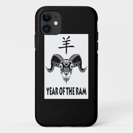 jaar van de ram (wildRam) Case-Mate iPhone Case (Achterkant)