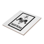 jaar van de ram (wildRam) Tegeltje (Zijkant)
