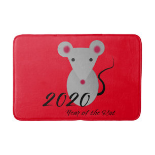 Jaar van de Rat 2020 Badmat