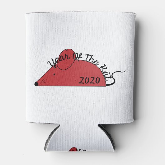Jaar van de Rat 2020 Blikjeskoeler (Voorkant)