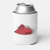 Jaar van de Rat 2020 Blikjeskoeler (Blikje Achterkant)