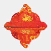 Jaar van de Rat 2020 met Chinese Wensen TOFB Bedankdoosjes (Uitgevouwen)