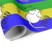 Jaar van de Rat 2020 muis met tekst Cadeaupapier (Rol Hoek)