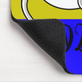 Jaar van de Rat 2020 muis met tekst Muismat (Hoek)