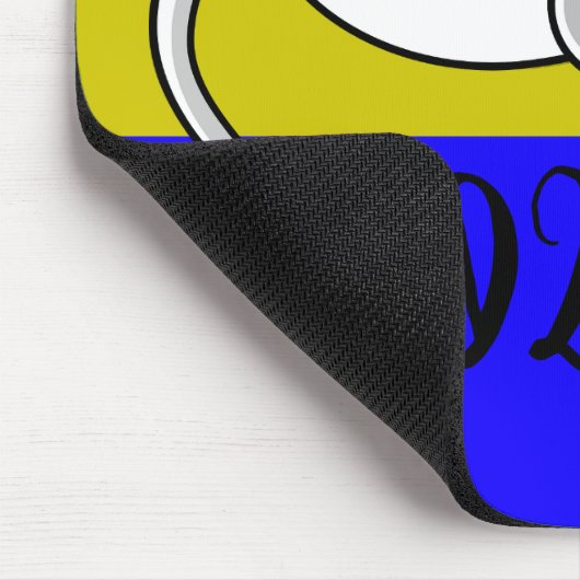 Jaar van de Rat 2020 muis met tekst Muismat (Hoek)