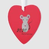 Jaar van de Rat 2020 Ornament (voorkant)