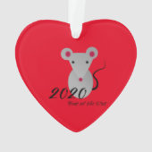 Jaar van de Rat 2020 Ornament (achterkant)