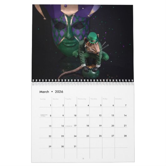 Jaar van de Rat 2024 Kalender (Mar 2026)