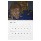 Jaar van de Rat Calander Kalender (Mar 2027)