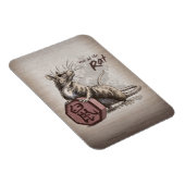 Jaar van de Rat Chinese Zodiac Art Magneet (Rechterzijde)