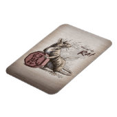 Jaar van de Rat Chinese Zodiac Art Magneet (Linkerzijde)