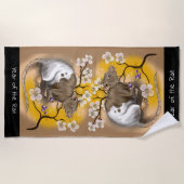 Jaar van de Rat Chinese Zodiac Strandlaken (Voorkant)