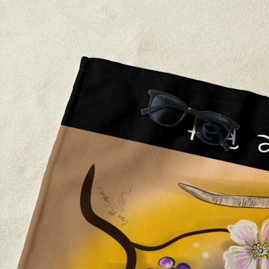 Jaar van de Rat Chinese Zodiac Strandlaken (In situ)