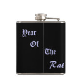 Jaar van de Rat Heupfles (Achterkant)