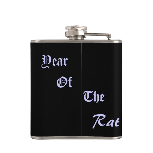 Jaar van de Rat Heupfles (Achterkant)