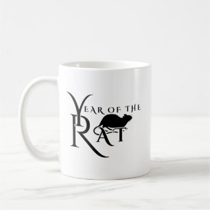 Jaar van de rat koffiemok