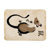 Jaar van de Rat Magneet (Horizontaal)