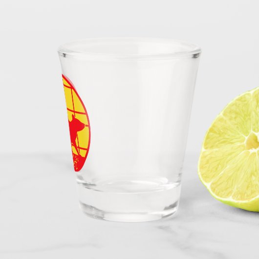 Jaar van de Rat Shot Glas (Rechts)