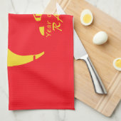 Jaar van de Rat Theedoek (Quarter Fold)