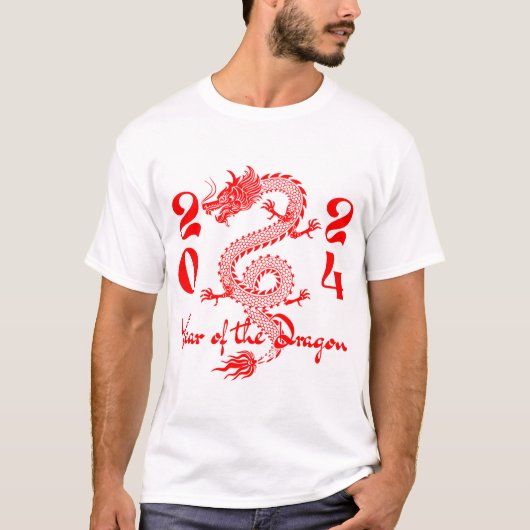 Jaar van de Rode Draak T-shirt (Voorkant)