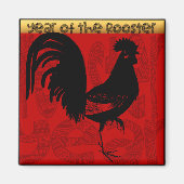  jaar van de Rooster 2017 S Magnet 1 (Voorkant)