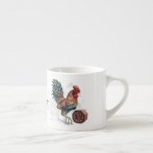 Jaar van de Rooster Chinese Zodiac Art Espresso Kop (Rechts)