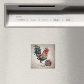 Jaar van de Rooster Chinese Zodiac Art Magneet (Insitu (Vaatwasser))