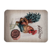 Jaar van de Rooster Chinese Zodiac Art Magneet (Horizontaal)