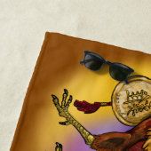 Jaar van de Rooster Chinese Zodiac Strandlaken (In situ)