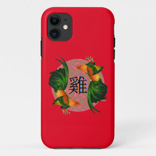 Jaar van de Rooster Circle Case-Mate iPhone Case