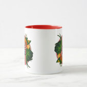 Jaar van de Rooster Circle Mok (Midden)