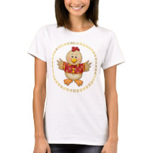 Jaar van de Rooster Cute Funny Rooster