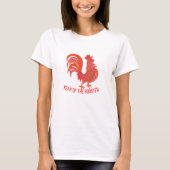 Jaar van de Rooster - Gelukkig nieuw jaar 2017 T-shirt (Voorkant)