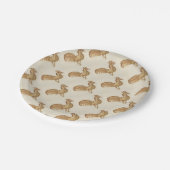 Jaar van de Rooster Happy Nieuwjaar 2017 Papieren Bordje (Gekanteld)