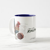 Jaar van de Rooster-Mok Tweekleurige Koffiemok (Voorkant links)