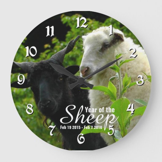 Jaar van de Schaap 2015-16 Grote Klok (Voorkant)