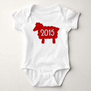 Jaar van de schapen 2015 Baby Romper