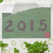 Jaar van de schapen 2015, Tea Towel Theedoek (Gevouwen)