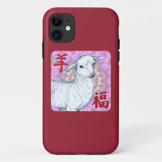 Jaar van de Schapen-Goede Luck! Case-Mate iPhone Case (Achterkant)