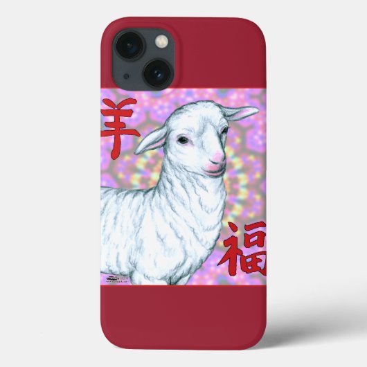 Jaar van de Schapen-Goede Luck! Case-Mate iPhone Case (Achterkant)